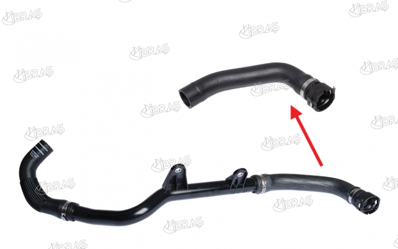 Маркуч горен радиатор - IBR 14874 за FIAT, CITROEN, PEUGEOT